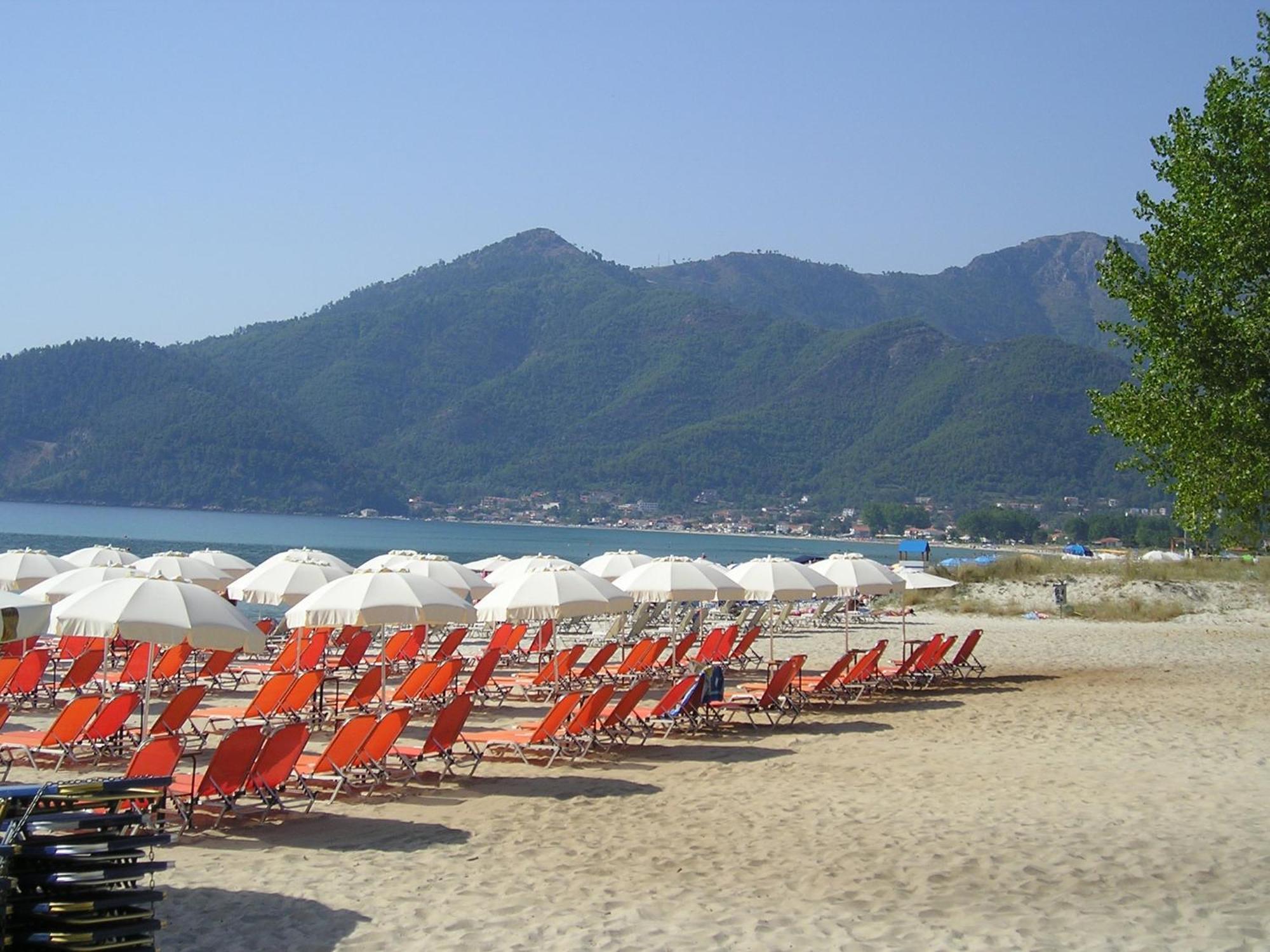 Golden Beach Inn Chrysi Ammoudia Zewnętrze zdjęcie